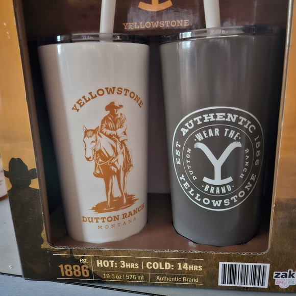 Yellowstone Dutton Ranch Tumbler Set - Picture 2 of 2